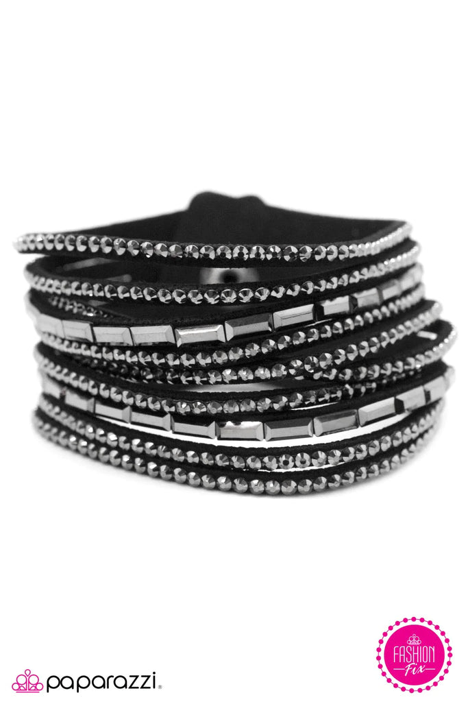 Gimme Some Sugar - Black Paparazzi   Bracelet