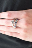Gone With The Glitter - Purple Paparazzi  Ring