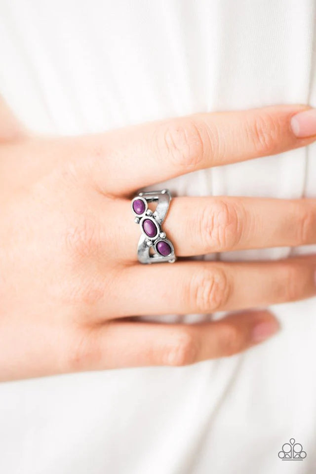 Endless Deserts Purple Paparazzi Ring
