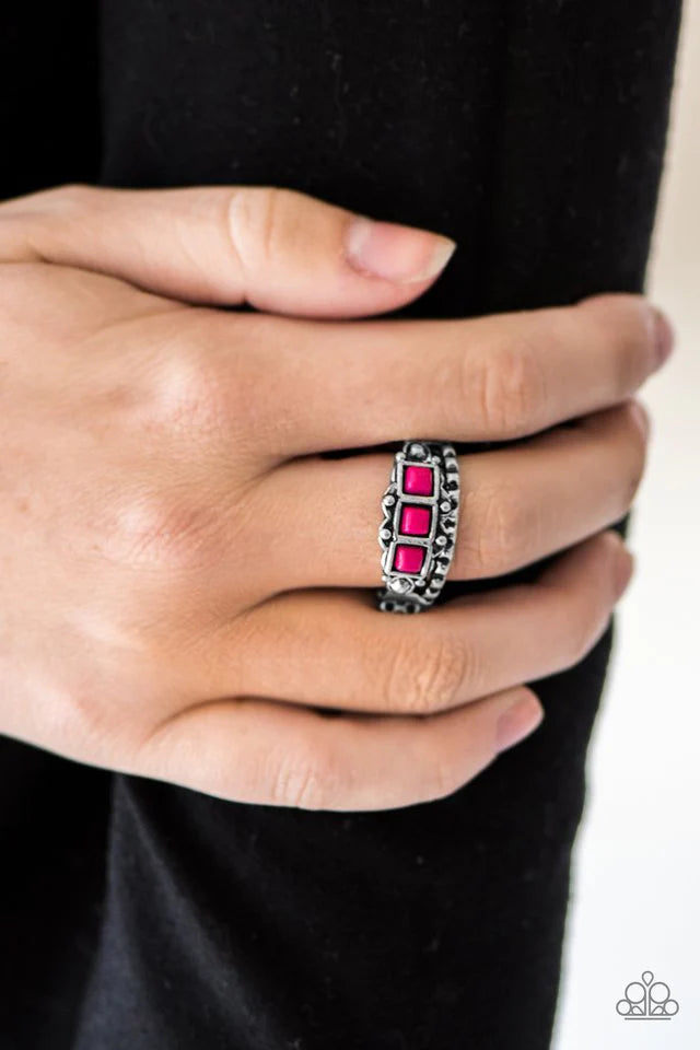 Color Me EMPRESSed! - Pink Paparazzi  Ring