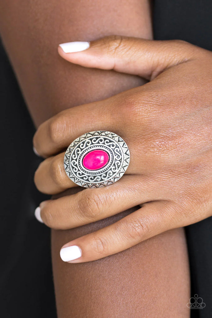 Hello, Sunshine - Pink Paparazzi   Ring
