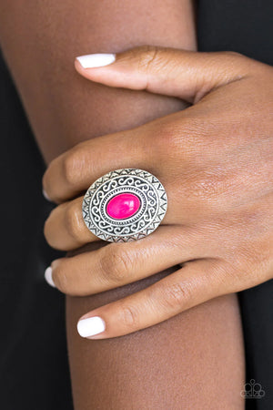 Hello, Sunshine - Pink Paparazzi   Ring