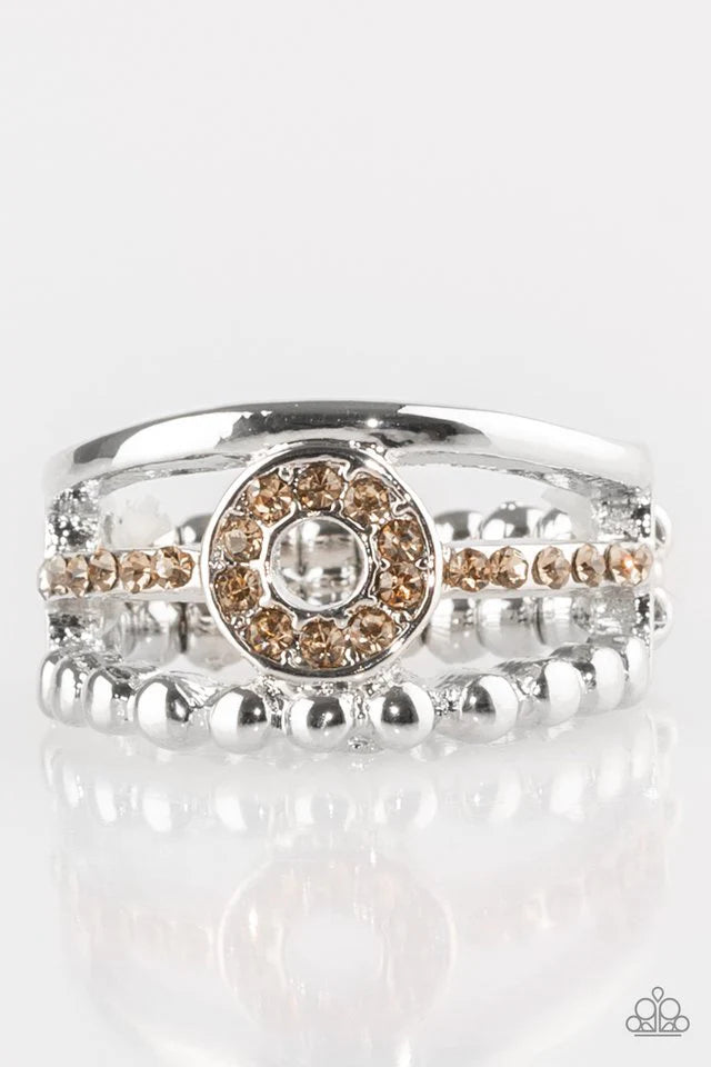 Cost of Living - Brown Paparazzi  Ring