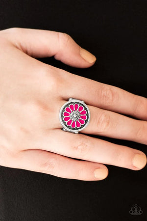 Garden View - Pink Paparazzi  Ring