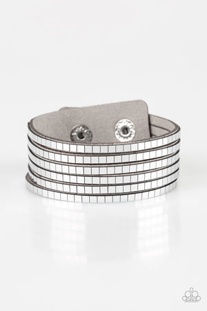 Disco Dazzle ~ Silver Paparazzi Bracelet