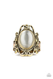 Fairytale Flair - Brass Paparazzi  Ring