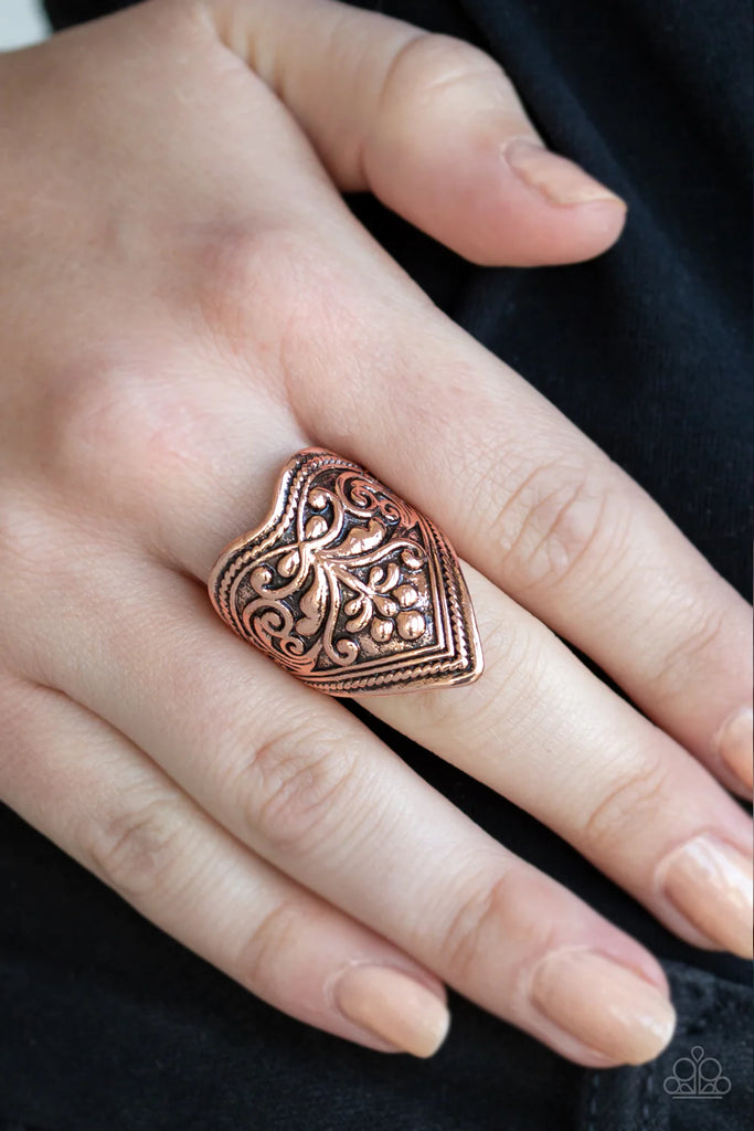 Fall Into VINE - Copper Paparazzi  Ring