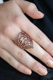 Fall Into VINE - Copper Paparazzi  Ring