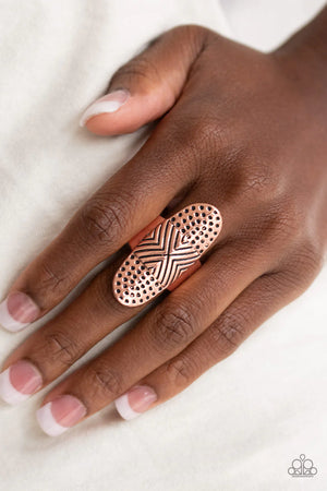 Guru Grunge - Copper Paparazzi   Ring