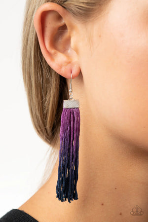 Dual Immersion - Purple Paparazzi  Earrings