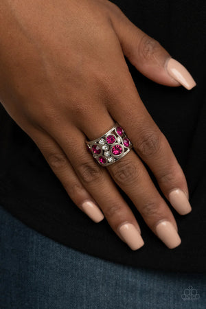 High Roller Royale  - Pink Paparazzi  Ring