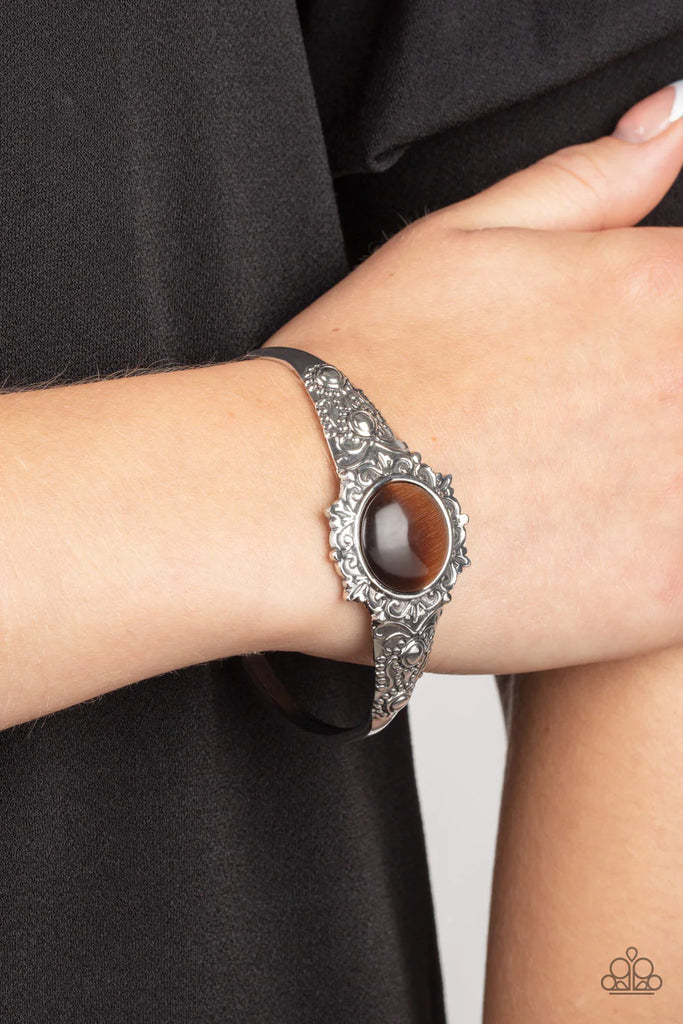 Extravagantly Enchanting - Brown Paparazzi  Bracelet