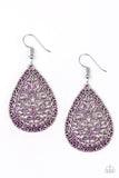 Indie Idol - Purple Paparazzi   Earrings