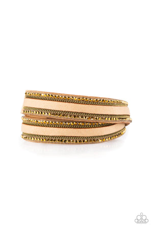 Going For Glam Paparazzi Brass Bracelet