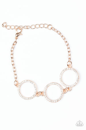 Dress The Part - Rose Gold Paparazzi Accessories
