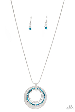 Gather Around Gorgeous - Blue Paparazzi Accessories