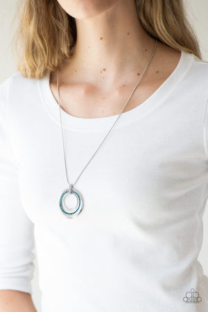 Gather Around Gorgeous - Blue Paparazzi Accessories