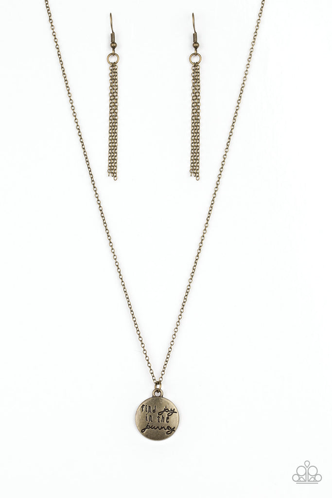 Find Joy - Brass  Paparazzi Necklace