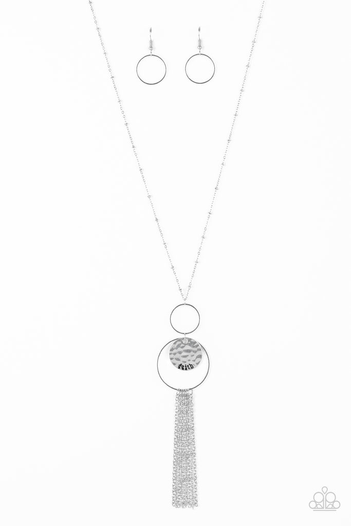 Faith Makes All Things Possible - Silver  Paparazzi Necklace