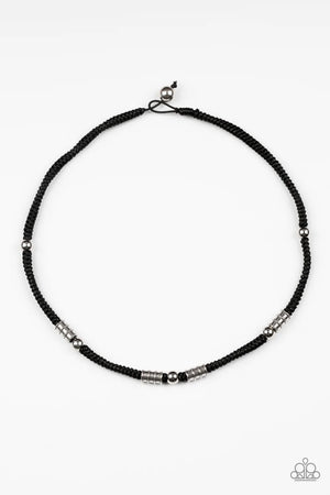 Ever The Explorer  Paparazzi Black Urban Necklace