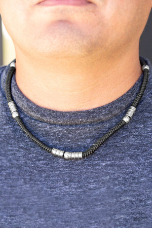 Ever The Explorer  Paparazzi Black Urban Necklace