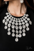 MESMERIZE ~ 2019 Paparazzi Zi Collection (Vintage) White Mesmerizing Necklace