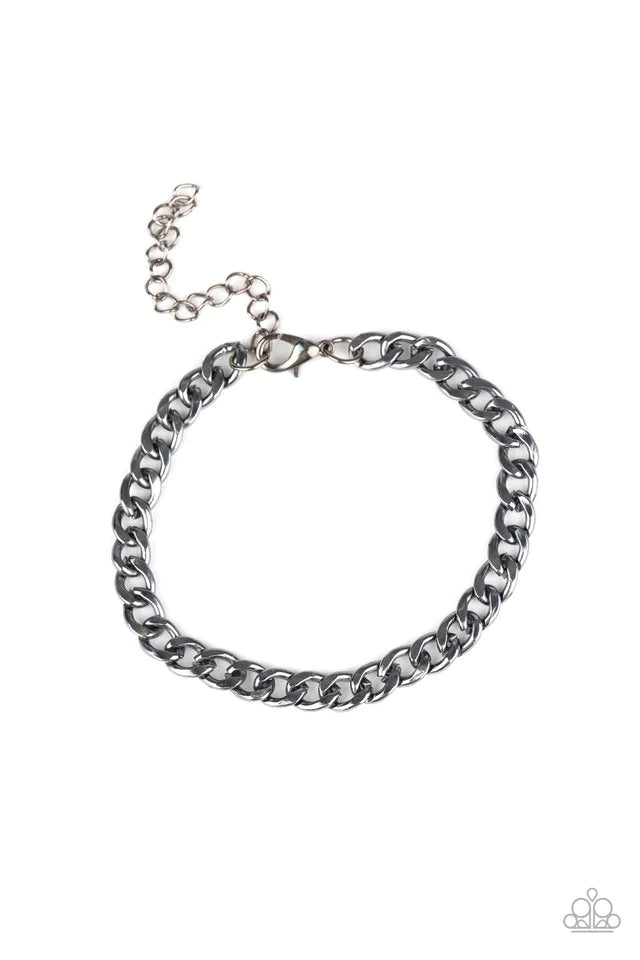 Halftime - Paparazzi Black Men Urban Bracelet