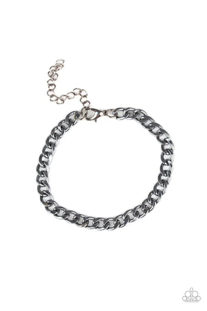 Halftime - Paparazzi Black Men Urban Bracelet