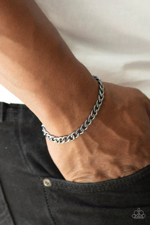 Halftime - Paparazzi Black Men Urban Bracelet