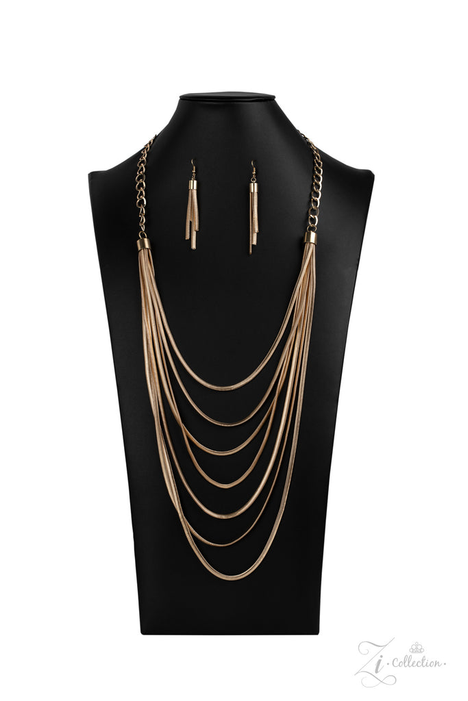 COMMANDING ~  Paparazzi Accessories ~ 2020 Zi Collection (RETIRED) Gold Necklace