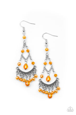 First In SHINE - Orange  Paparazzi Accessiries