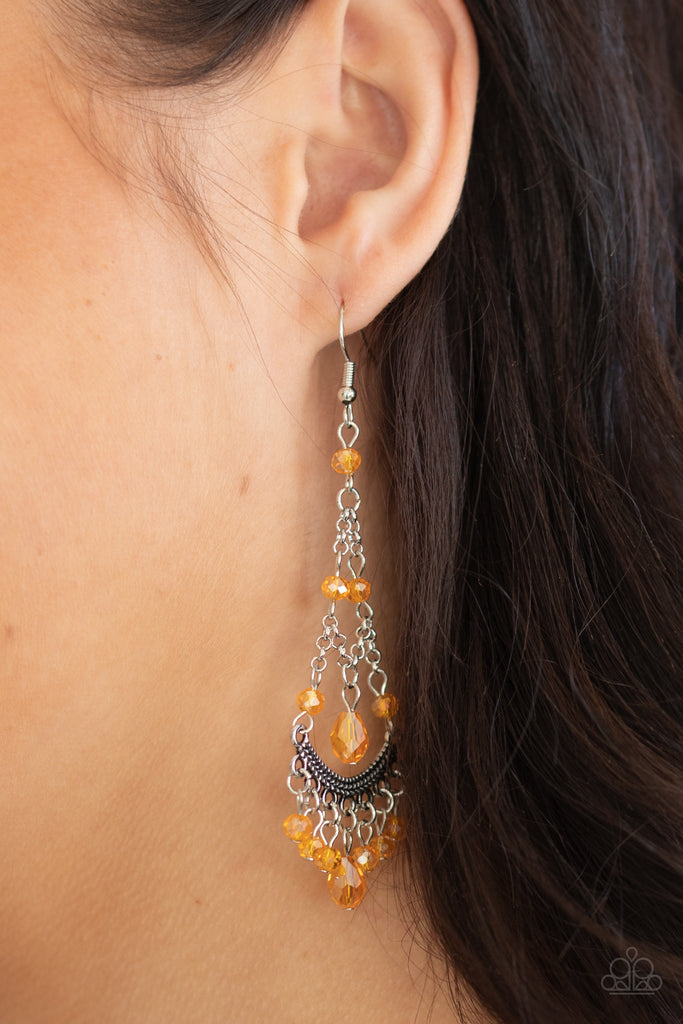 First In SHINE - Orange  Paparazzi Accessiries