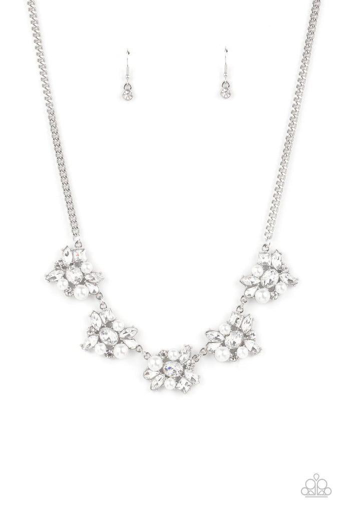 HEIRESS of Them All - White Paparazzi Accessories Necklace