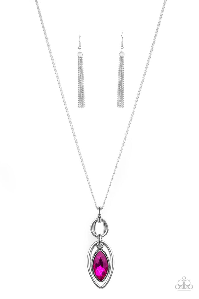 Glamorously Glaring - Pink  Paparazzi Accessories