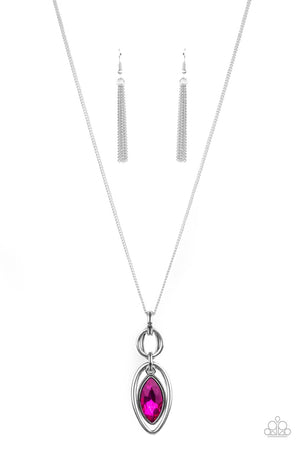 Glamorously Glaring - Pink  Paparazzi Accessories
