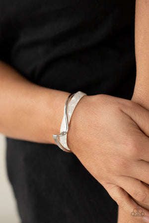 Craveable Curves - White  Paparazzi Bracelet