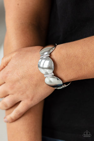 Going, Going, GONG! - Silver Paparazzi Accessories
