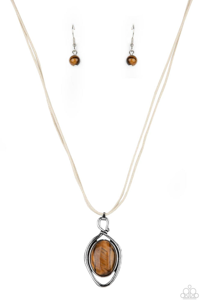 Desert Mystery - Brown  Paparazzi Necklace