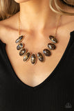 Elliptical Episode - Brown  Paparazzi Necklace