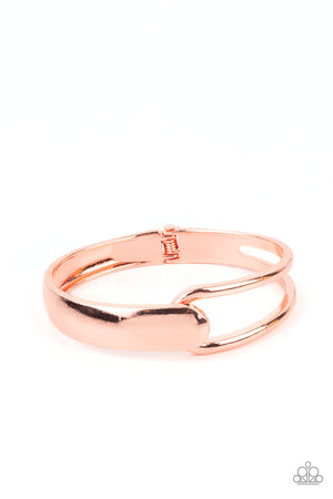 Couture-Clutcher - Copper  Paparazzi Bracelet
