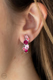 Cosmic Celebration - Pink Paparazzi Clip-on Earrings