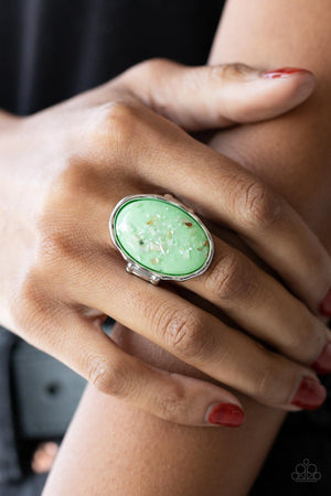 Glittery With Envy - Green Paparazzi Accessories