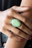 Glittery With Envy - Green Paparazzi Accessories