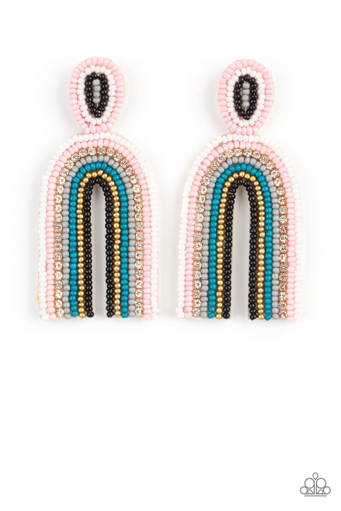 Rainbow Remedy - Multi  Paparazzi Seed Bead Earrings