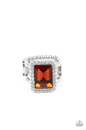 Glamorously Glitzy - Brown  Paparazzi Ring