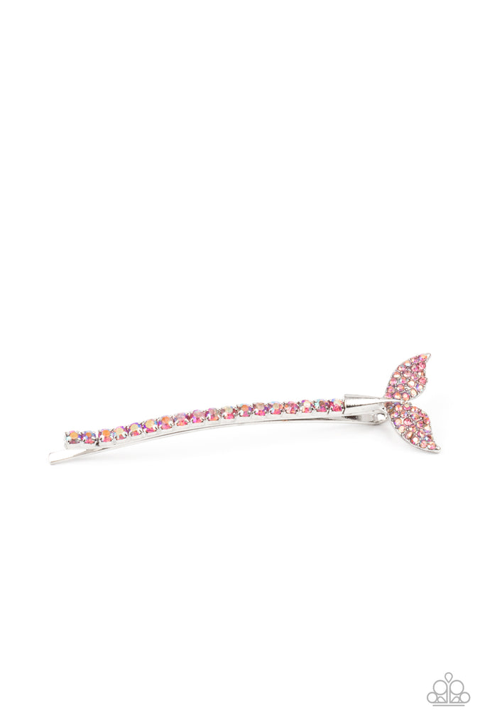 Deep Dive - Paparazzi Pink Hair Clip