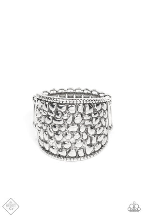 Dotted Decorum - Silver  Paparazzi Ring