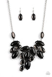 Date Night Nouveau - Black Paparazzi Acrylic Beads Necklace