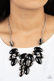 Date Night Nouveau - Black Paparazzi Acrylic Beads Necklace