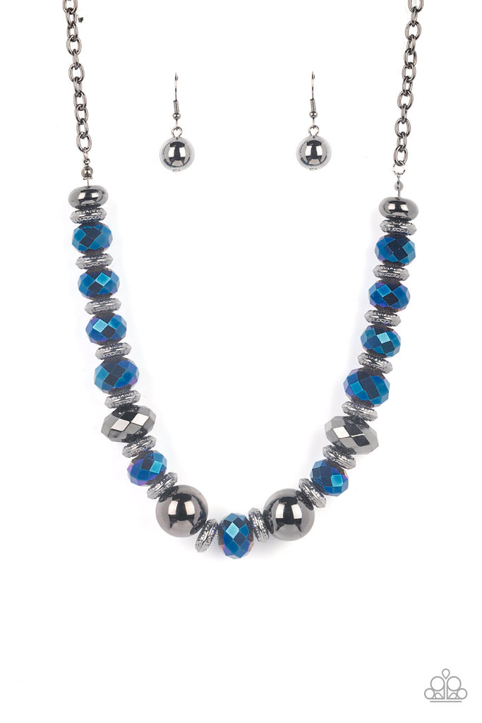 Interstellar Influencer - Blue Paparazzi Necklaces